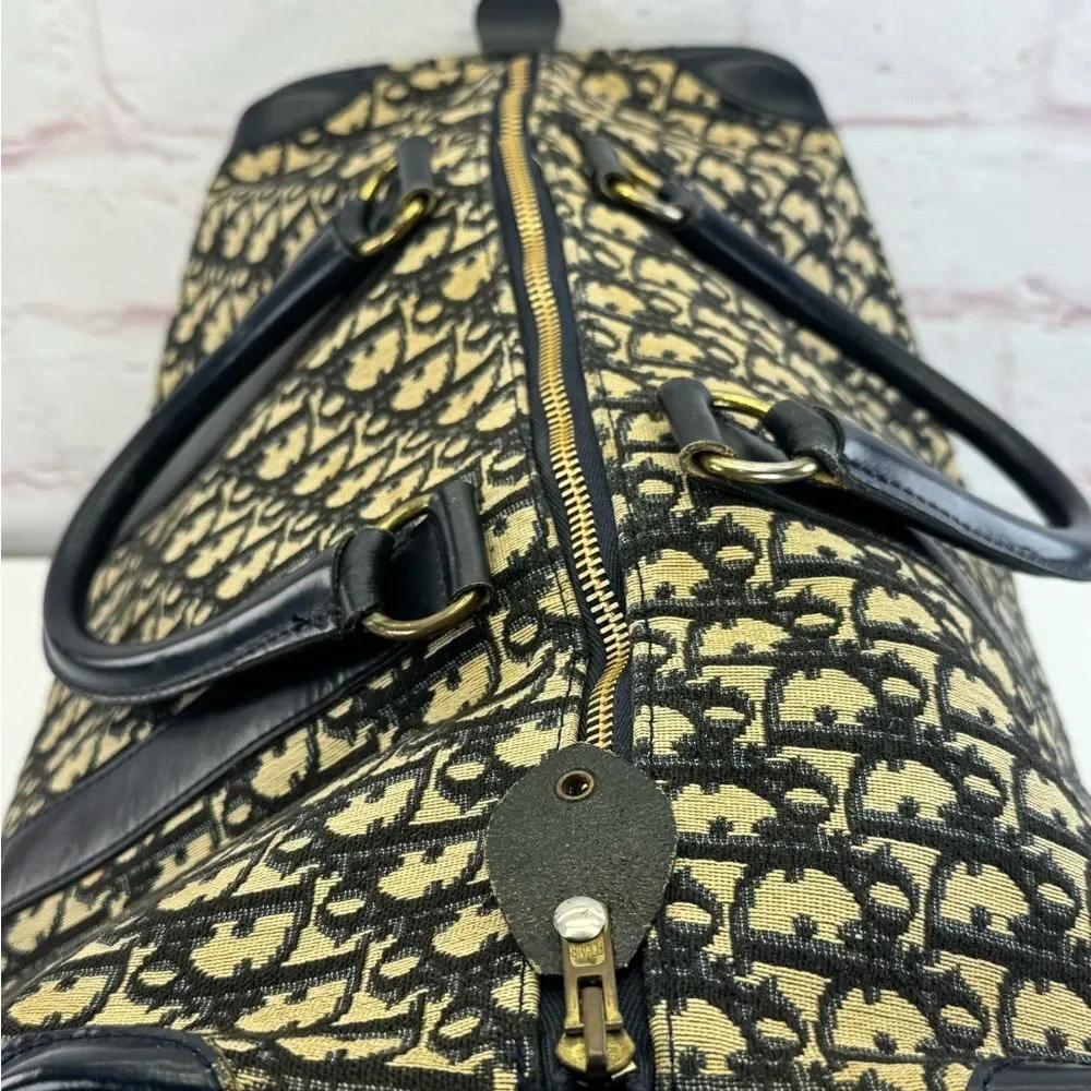 VINTAGE CHRISTIAN DIOR TROTTER BOSTON WEEKENDER BAG